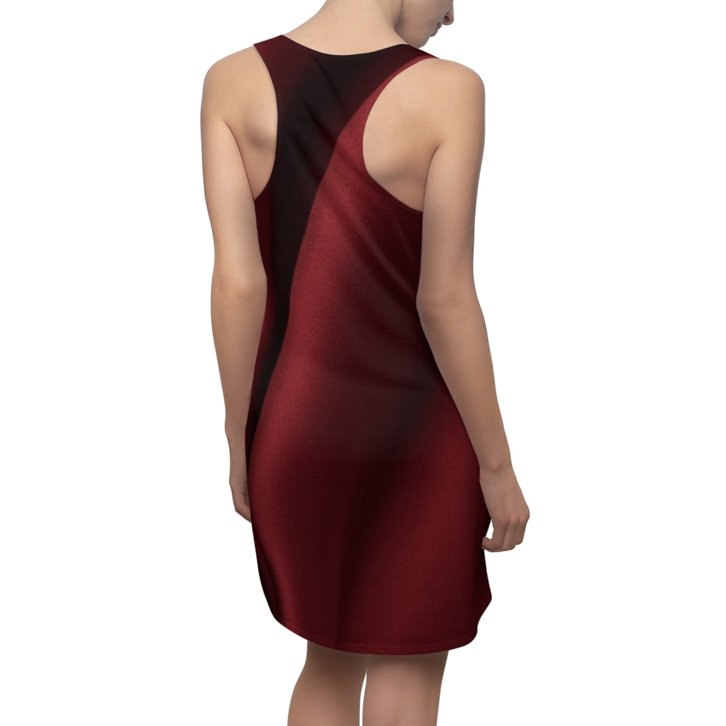 Red Gradient Glow Racerback Dress