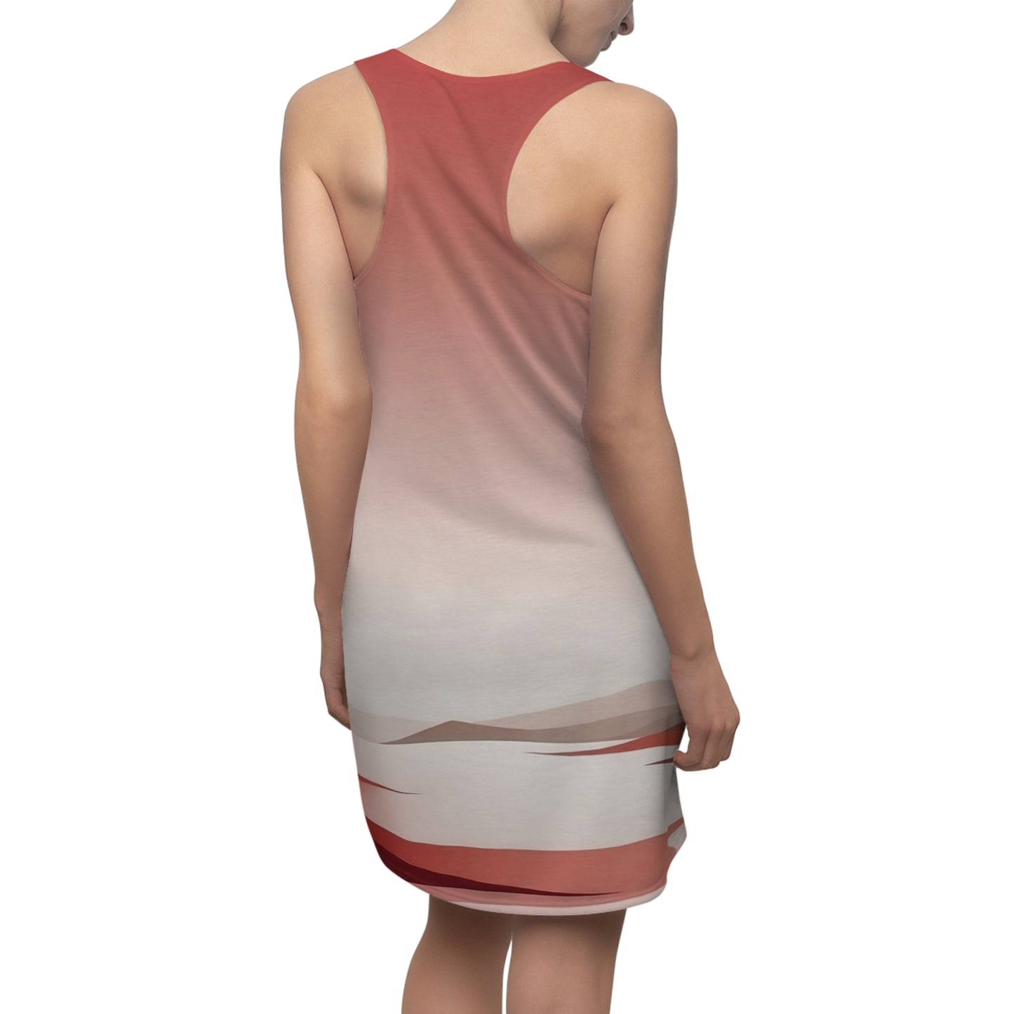 Sunset Vibe Women's Racerback Dress - Perfect for Summer Days & Casual Outings