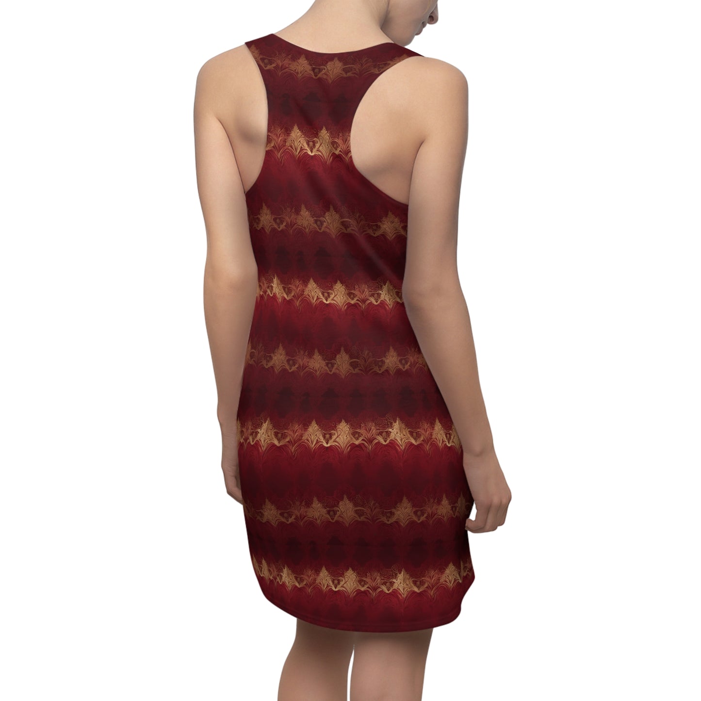 Red Ripple Luxe Racerback Dress