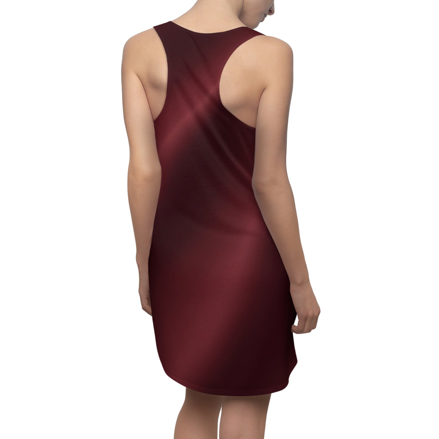 Crimson Glow Racerback Dress