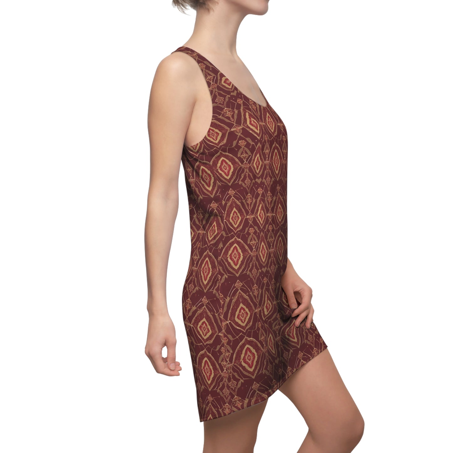 Red Regal Racerback Dress