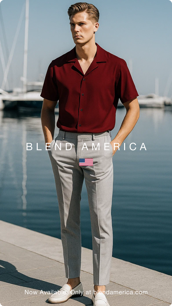 Men's Copper Red Hawaiian Shirt – Breezy Summer Vibes for Beach Days, Vacations & Luaus