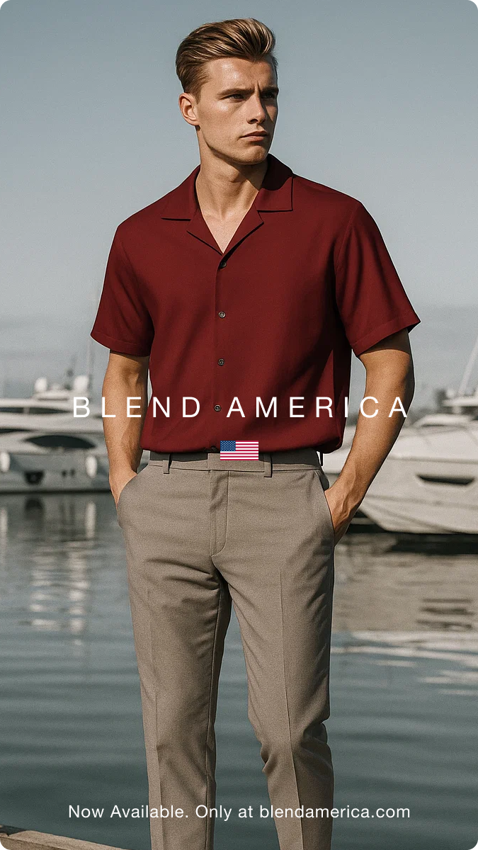Men's Copper Red Hawaiian Shirt – Breezy Summer Vibes for Beach Days, Vacations & Luaus