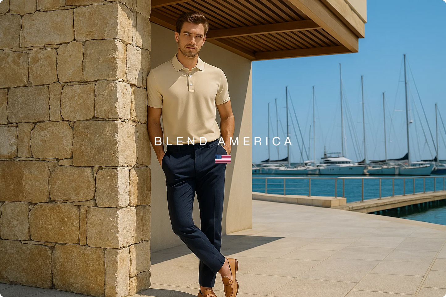 Stylish Polo Shirt - All-Over Print | Casual Outfit, Versatile Fashion