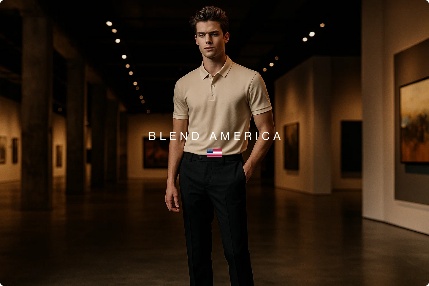 Stylish Polo Shirt - All-Over Print | Casual Outfit, Versatile Fashion