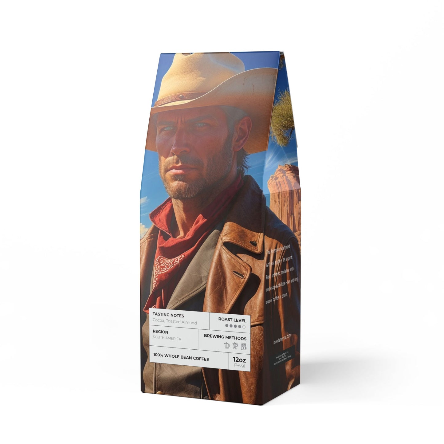 The Spirit of the Southwest Coffee Blend (Medium-Dark Roast)