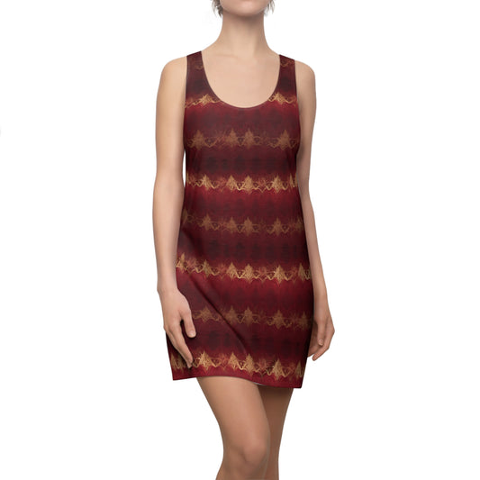 Red Ripple Luxe Racerback Dress