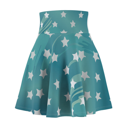 Women's Starry Skater Skirt - Stylish & Fun for Casual Outings