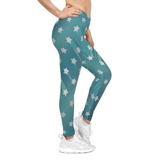 Starry Sky Women's Casual Leggings - Comfortable & Stylish Activewear