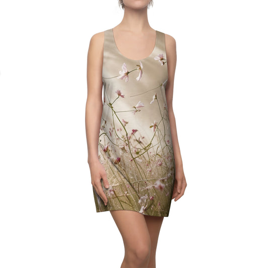 Floral Women's Racerback Dress - Perfect for Spring & Summer Celebrations