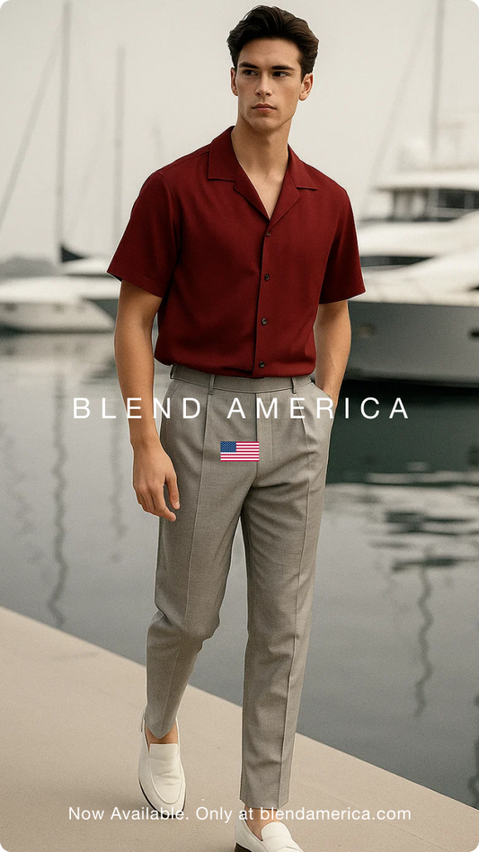 Men's Copper Red Hawaiian Shirt – Breezy Summer Vibes for Beach Days, Vacations & Luaus