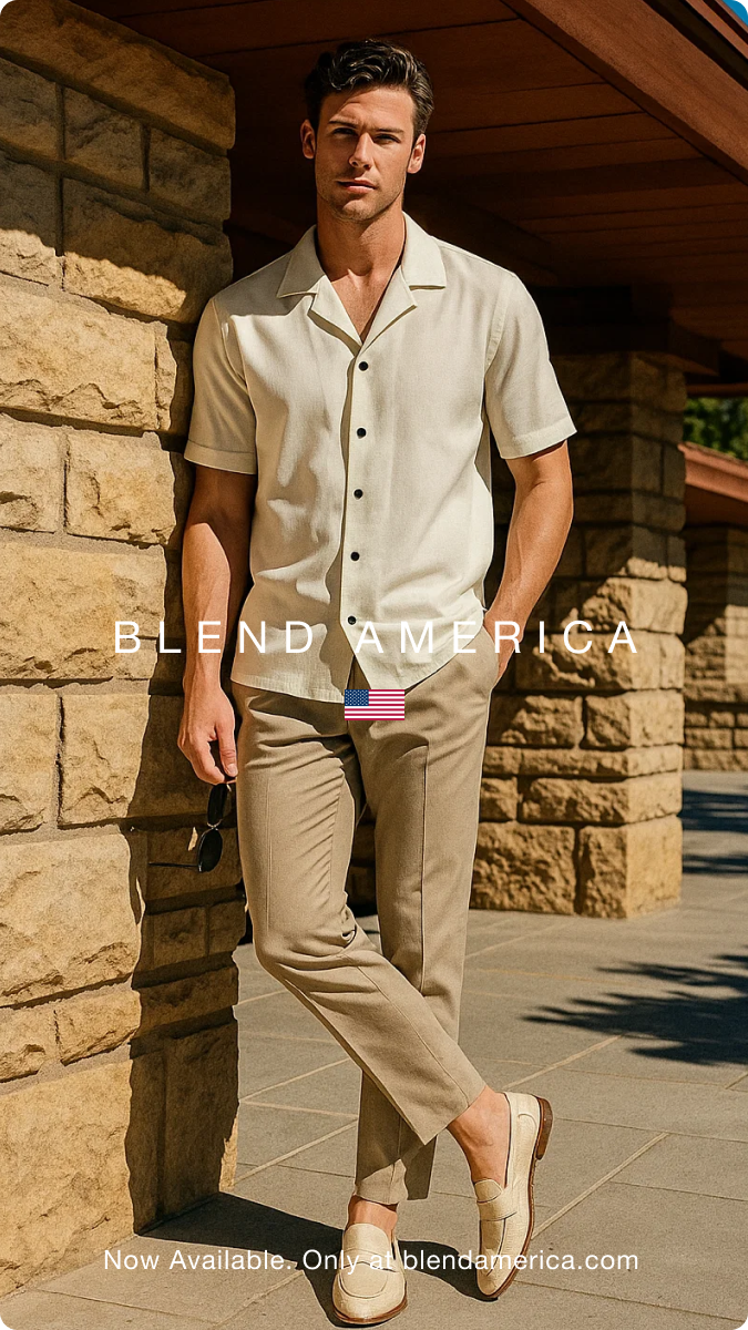 Men's Ivory White Hawaiian Shirt – Breezy Summer Vibes for Beach Days, Vacations & Luaus