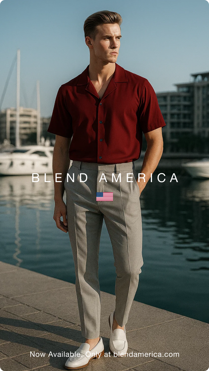 Men's Copper Red Hawaiian Shirt – Breezy Summer Vibes for Beach Days, Vacations & Luaus